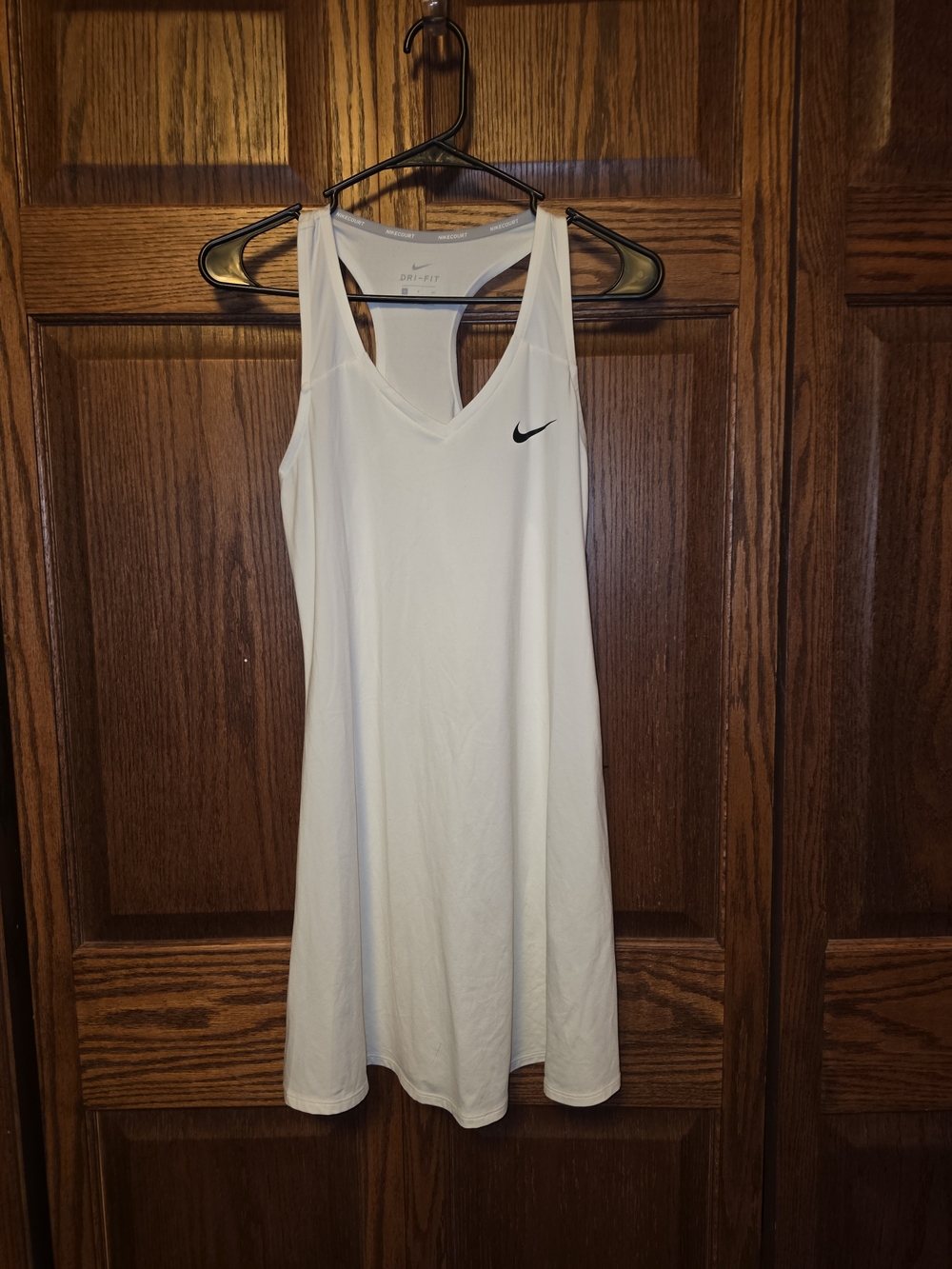 Nike White Racerback Athletic Mini Dress